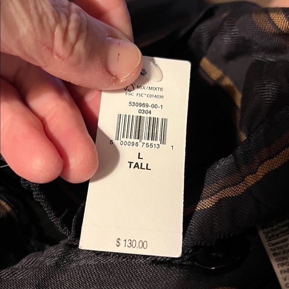 Banana Republic Career Boardroom Chic Spencer High-Waisted Suit Pant NWT L Tall - Picture 6 of 6